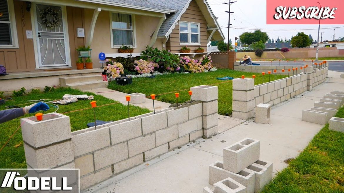 How to Build a Block wall, Texture Stucco and Gate! How to Build a Block wall, Texture Stucco and Gate!