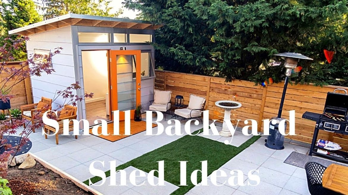 Small Backyard Shed Ideas (complete transformation)