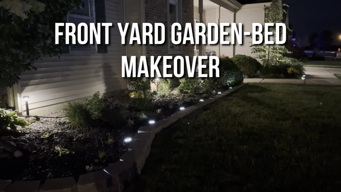DIY Before and After Garden-bed Makeover |  Front Yard Garden Makeover