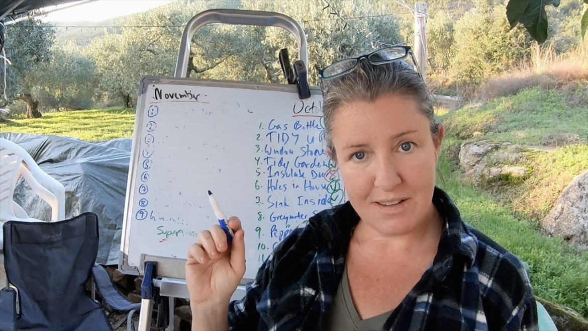 October Update and November Plans for My Off Grid Homestead in Portugal October Update and November Plans for My Off Grid Homestead in Portugal