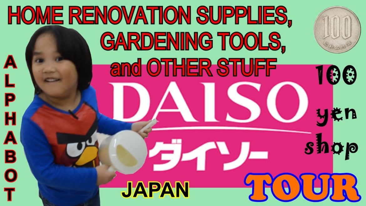 DAISO TOUR in Japan PART 8 – “Home Renovation Supplies, Gardening Tools, and Other Stuff” DAISO TOUR in Japan PART 8 - "Home Renovation Supplies, Gardening Tools, and Other Stuff"