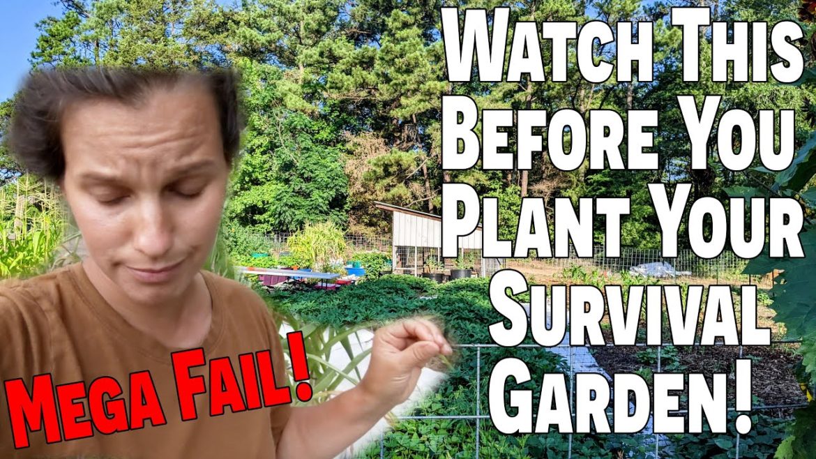 Watch This Before You Plant Your Survival Garden ~ Mega Garden Fail! ~ Container Garden Fail
