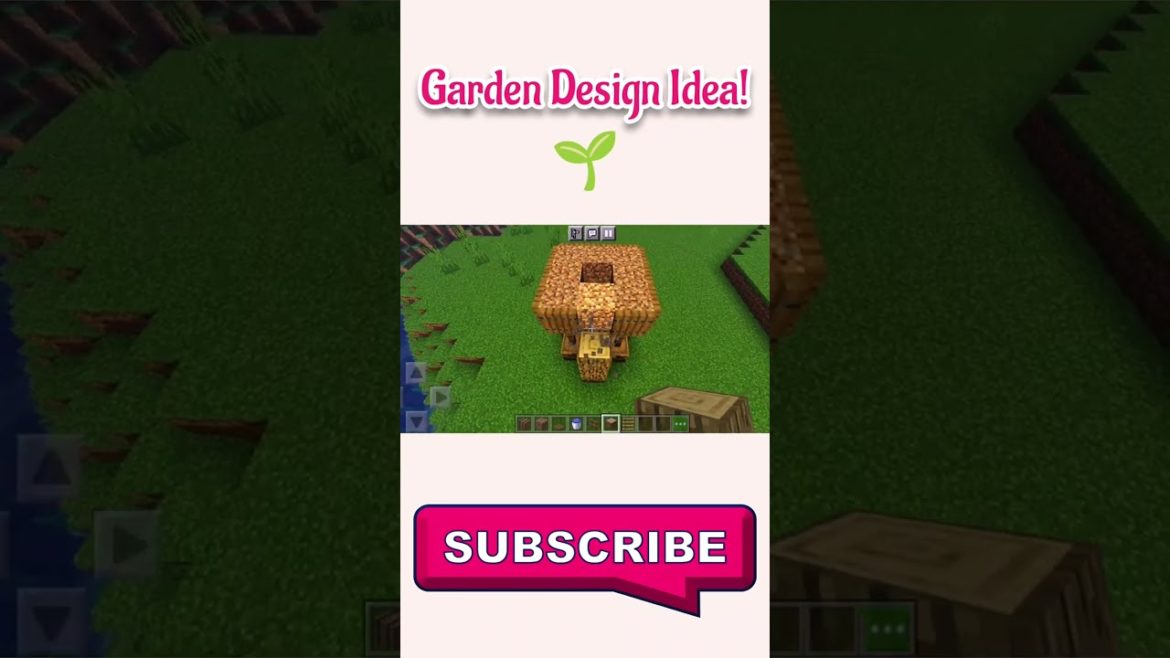 Minecraft|Easy Garden Design Idea!๐๐ฑ #shorts Minecraft|Easy Garden Design Idea!๐๐ฑ #shorts