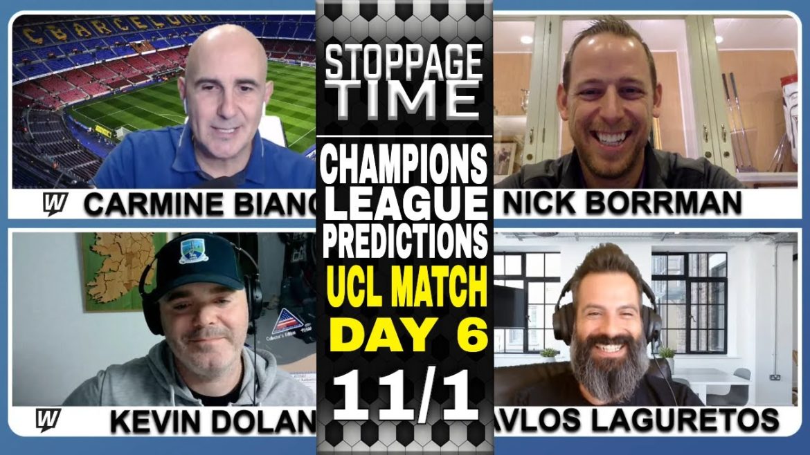 ⚽ Champions League Picks, Predictions and Odds | UCL Match Day 6 Betting Preview | Nov 1-2