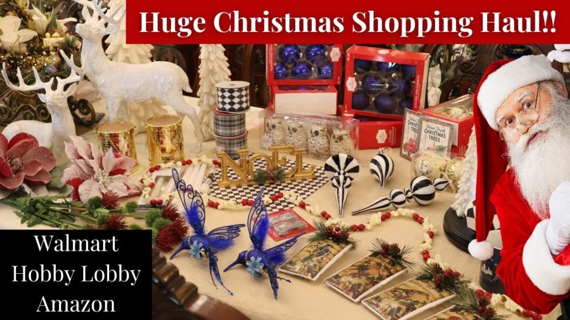 Another Awesome Christmas Shopping Haul // Amazon, Walmart & Hobby Lobby