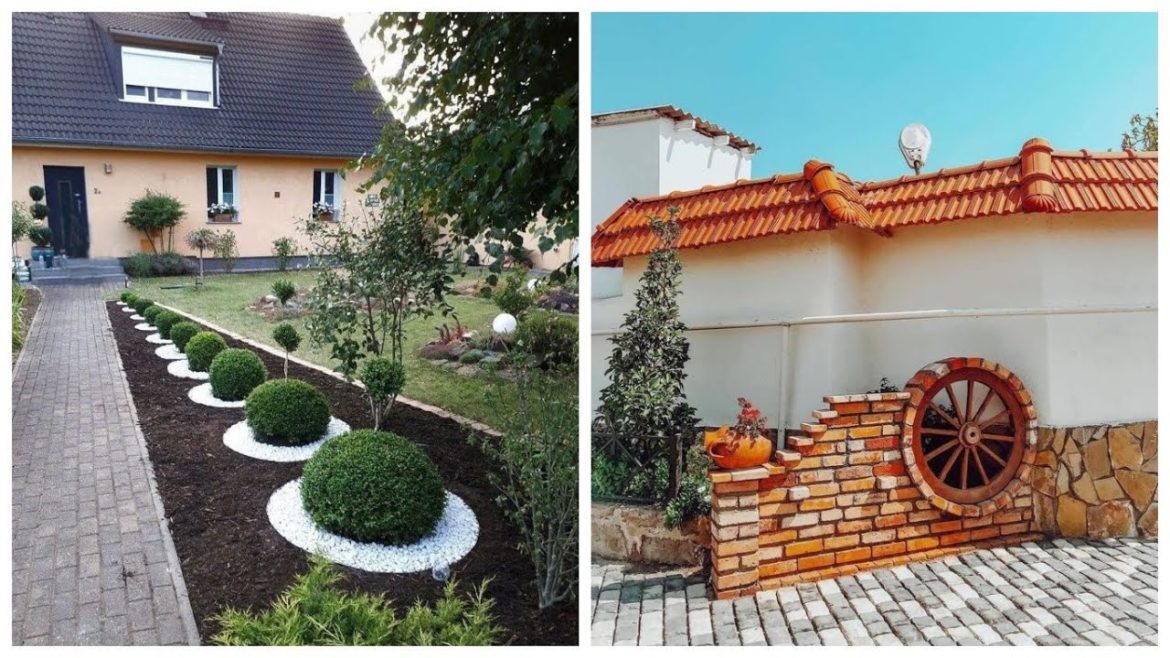 Landscape design in front of the house: front yard! 80 beautiful ideas for inspiration!
