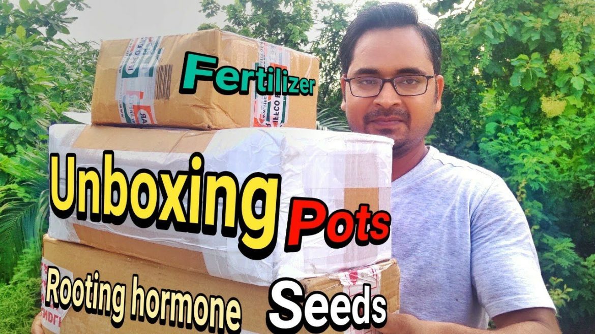 Unboxing for winter season's gardening Unboxing for winter season's gardening