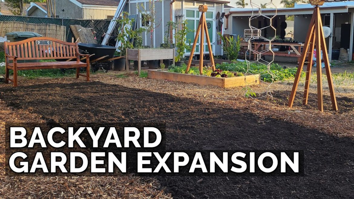 HUGE Backyard Garden Expansion! ⛏️
