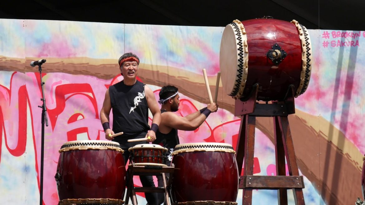 ⁴ᴷ Taiko Masala : Sohurst - Japanese Taiko Drumming at Brooklyn Botanic Garden (April 2018)