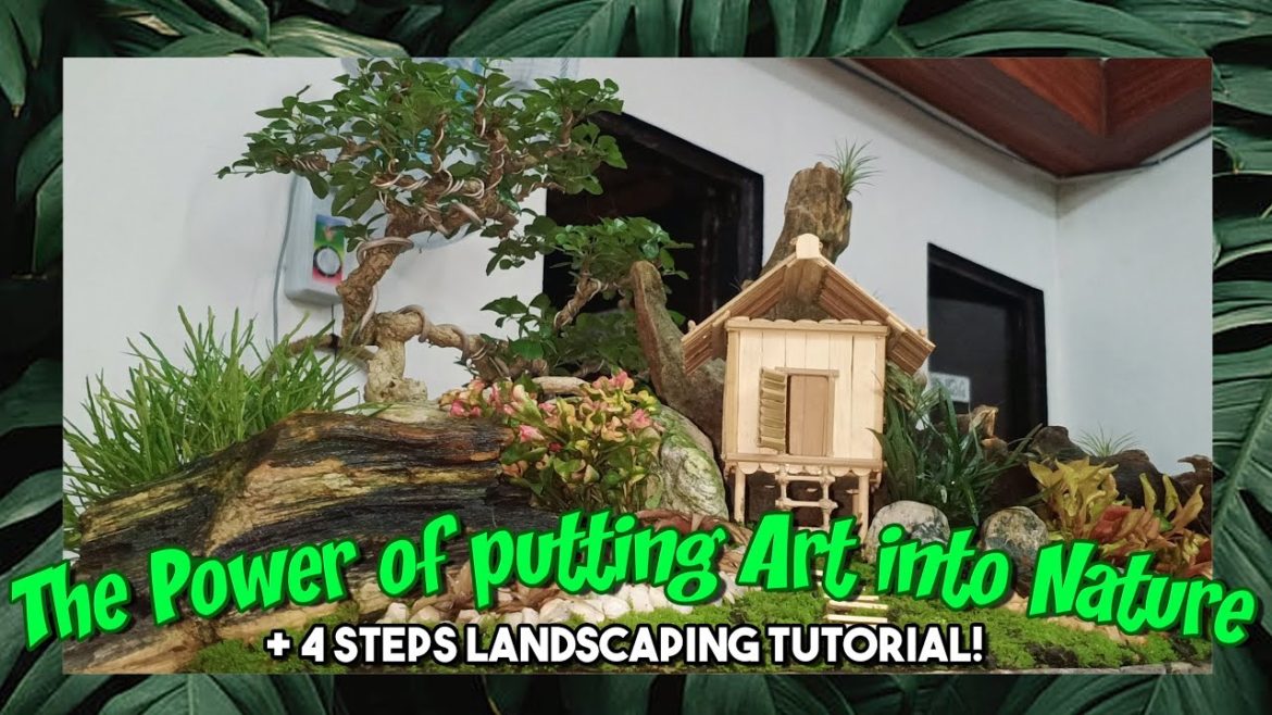 Vlog 002 | We made a Miniature Garden Landscape Using my Bonsai Tree! + Landscaping Tutorial Vlog 002 | We made a Miniature Garden Landscape Using my Bonsai Tree! + Landscaping Tutorial
