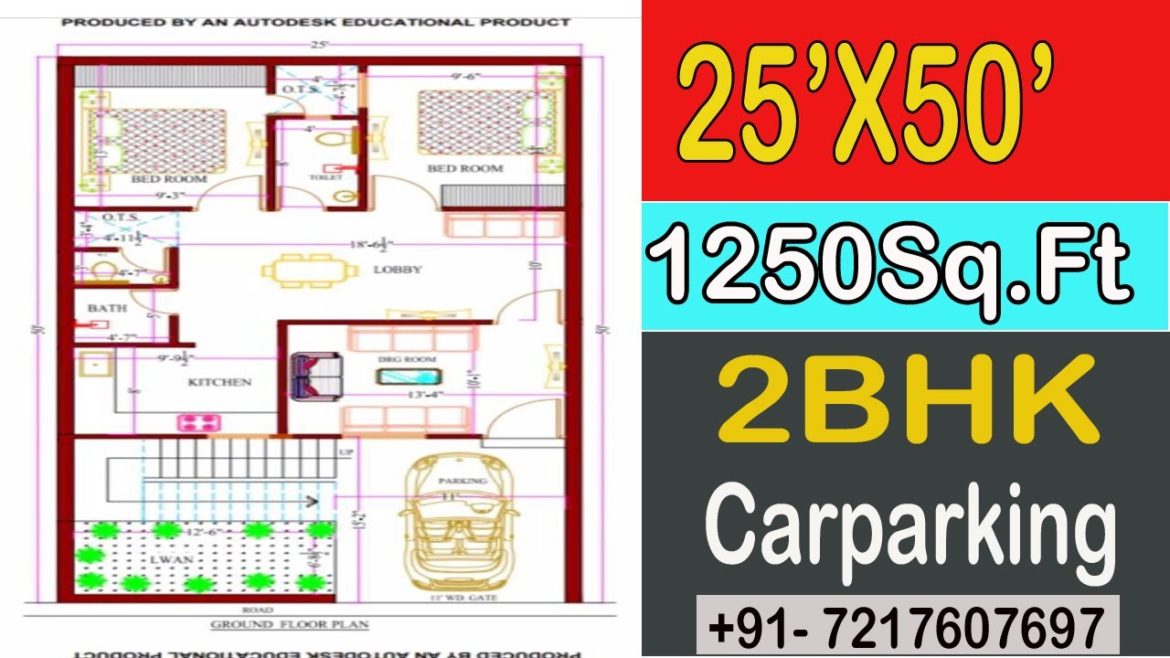 25 *50 house plan 3bhk with car parking and garden || 1250 sqft house designs || Girish Architecture 25 *50 house plan 3bhk with car parking and garden || 1250 sqft house designs || Girish Architecture