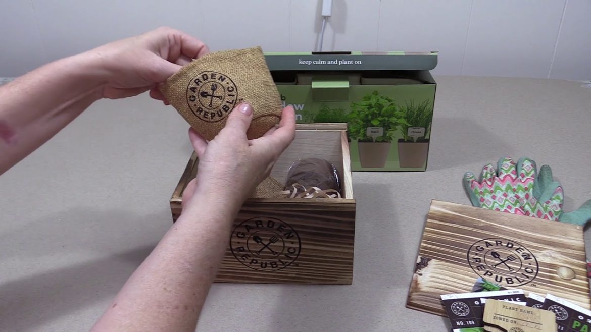 Indoor herb garden supplies