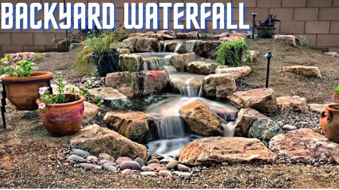 AMAZING BACKYARD WATERFALL