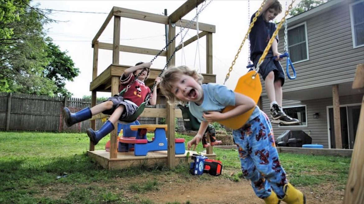 Garden Design Ideas With Children's Play Area