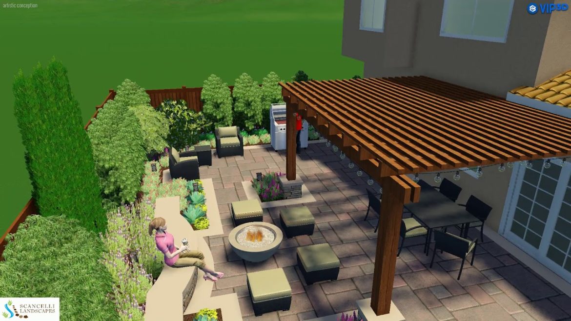 Walnut Village Residence by Scancelli Landscapes