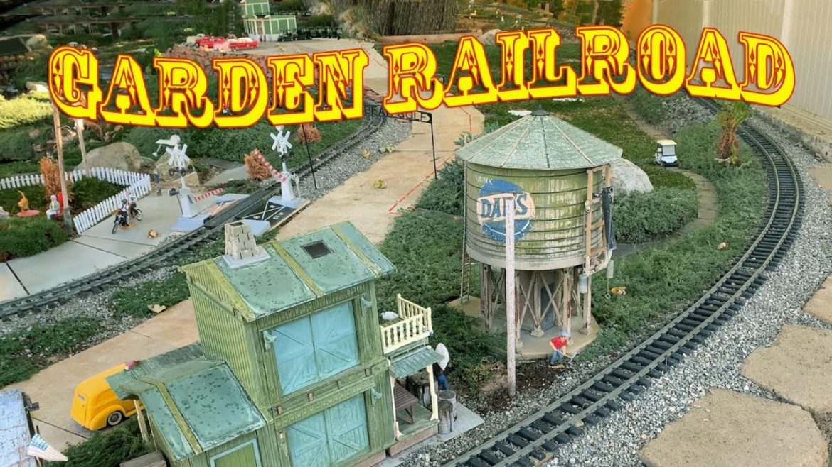 Beautiful Backyard Garden Railroad Part 2