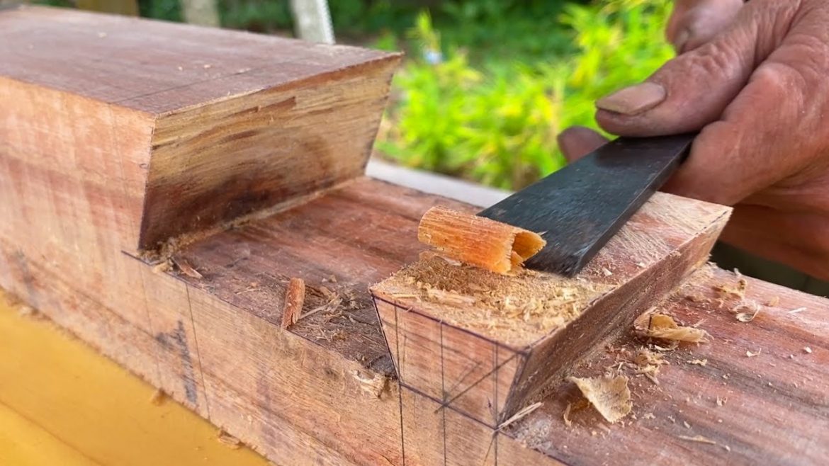 Amazing Woodworking Skill _ Faux Acajen Wood Straight Joint With Hand. Amazing Woodworking Skill _ Faux Acajen Wood Straight Joint With Hand.