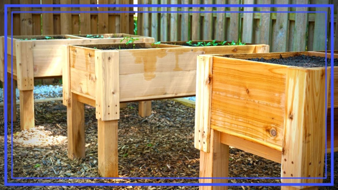 How to Build an Elevated Garden Bed - Free Downloadable Plans Included!