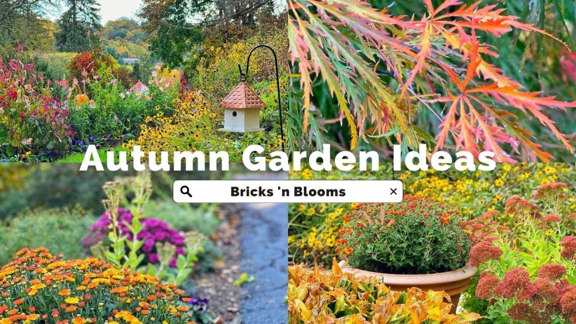 Autumn Garden Ideas 🍂🌻|| Fall Garden Tour 2022 || Decorate with Me || Bricks 'n Blooms