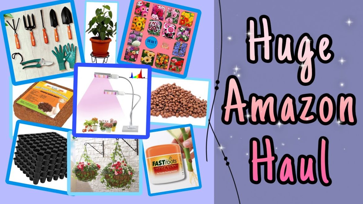 Gardening Products from Amazon | Huge Amazon Haul | Gardening Essentials | Marathi Plant Channel