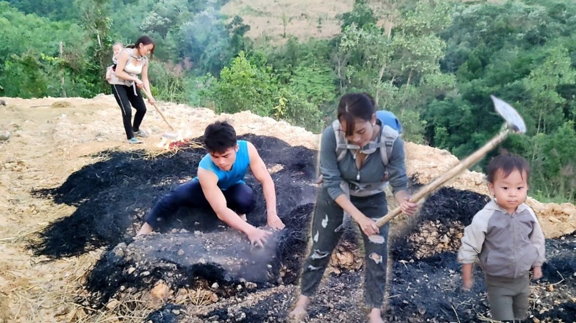 gardening and growing vegetables . Young couple building a new life episode 7