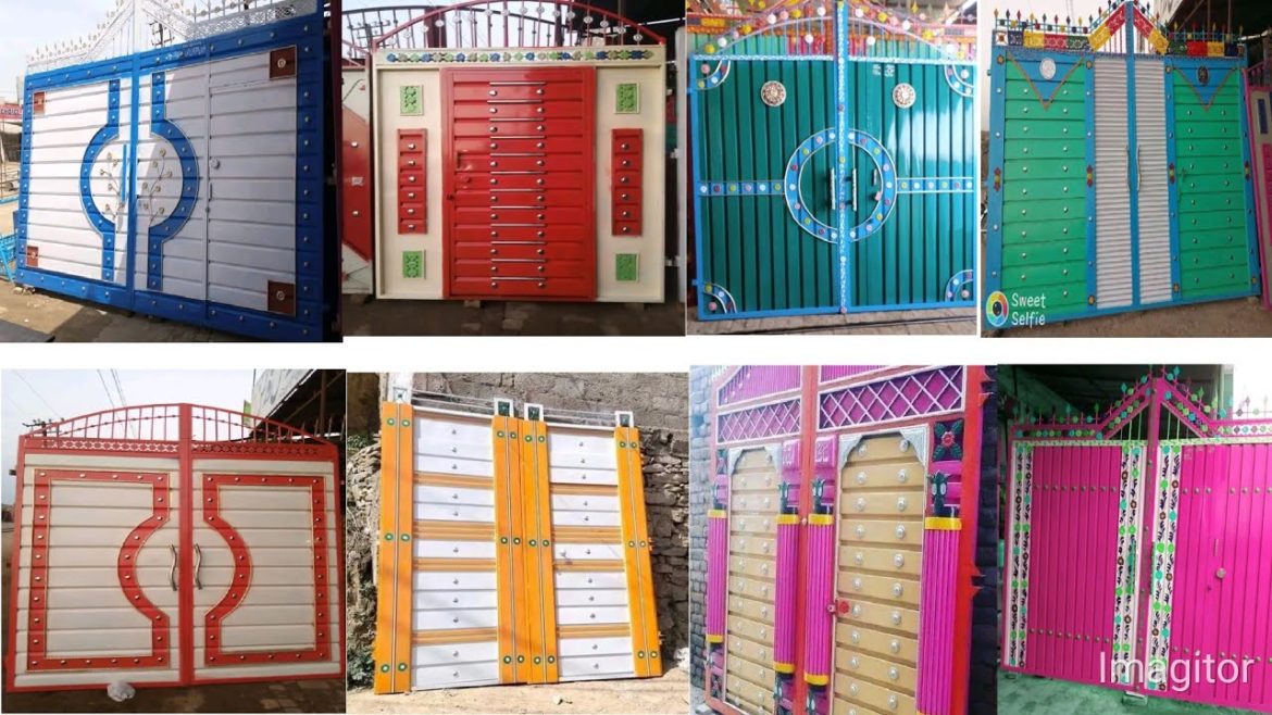 modern main gate design | Simple gate design 2022 | colour gate