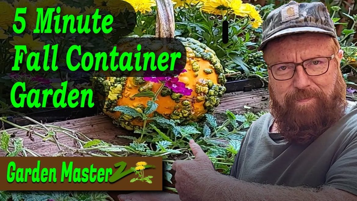 5 Minute Fall Container Garden
