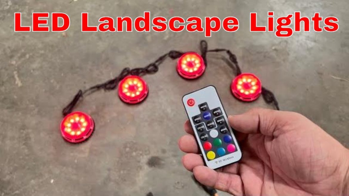 Landscape Lights, LED Outdoor Lights with Remote Waterproof Path Lights for Driveway, Garden, Lawn
