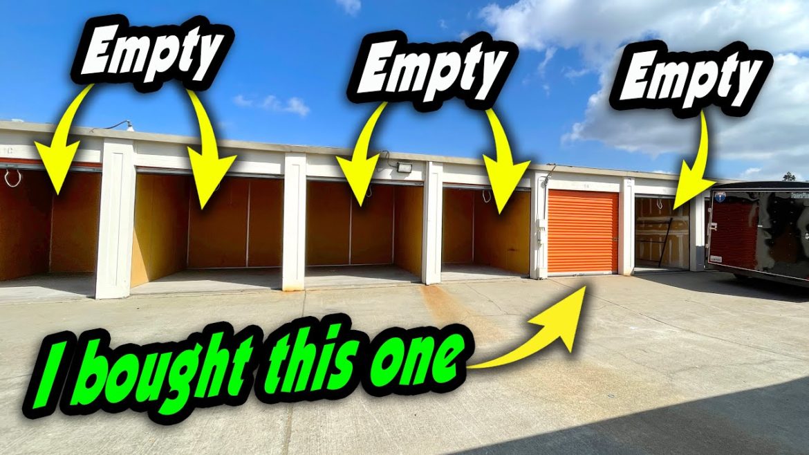 WHAT'S THE DEAL? This storage facility was like a ghost town, but I bought the last remaining unit.