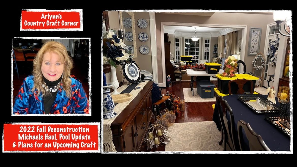2022 Fall Deconstruction, Michaels Haul, Pool Update & Plans for an Upcoming Craft 2022 Fall Deconstruction, Michaels Haul, Pool Update & Plans for an Upcoming Craft