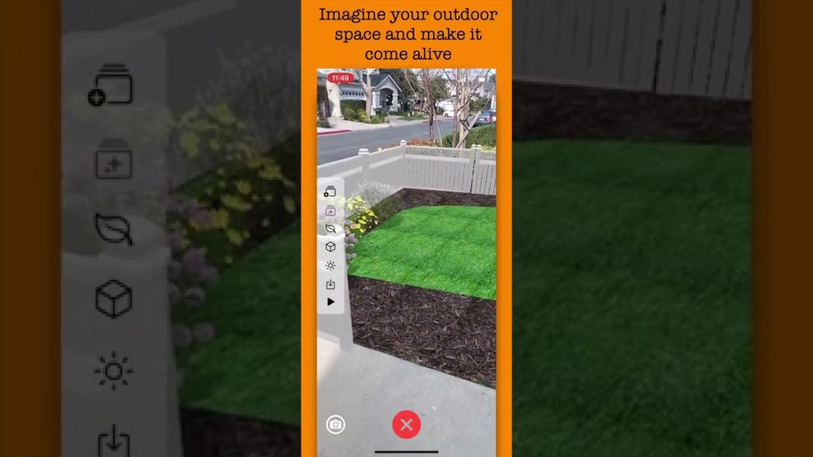 Make your landscape design magically appear in front of you with DreamzAR App