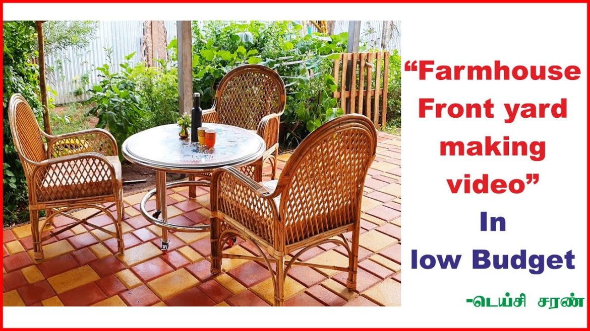குட்டி பட்ஜெட் குளு குளு கிளைமேட் அழகிய மாற்றம்|Front Yard Makeover Ideas|Sarans Kitcheni