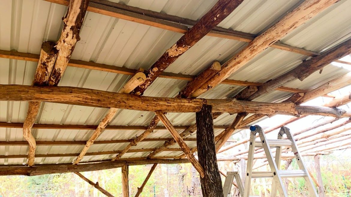 Round Pole Barn – Making Headway! Round Pole Barn - Making Headway!