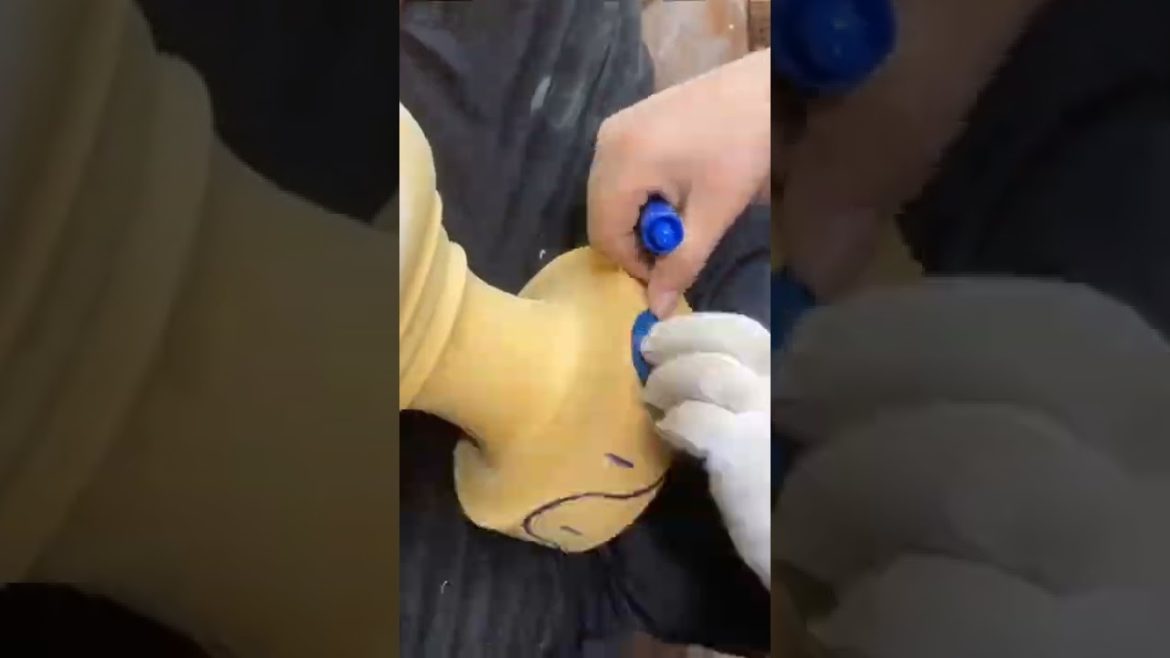 how to make Wooden pot #woodworking #wood #woodworkingart #wooden #shorts #ytshorts #youtubeshorts