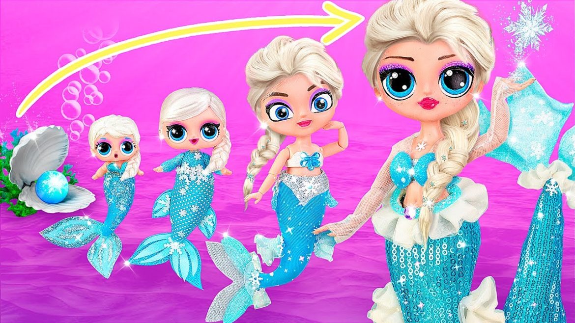 Mermaids Growing Up! 30 LOL Surprise DIYs