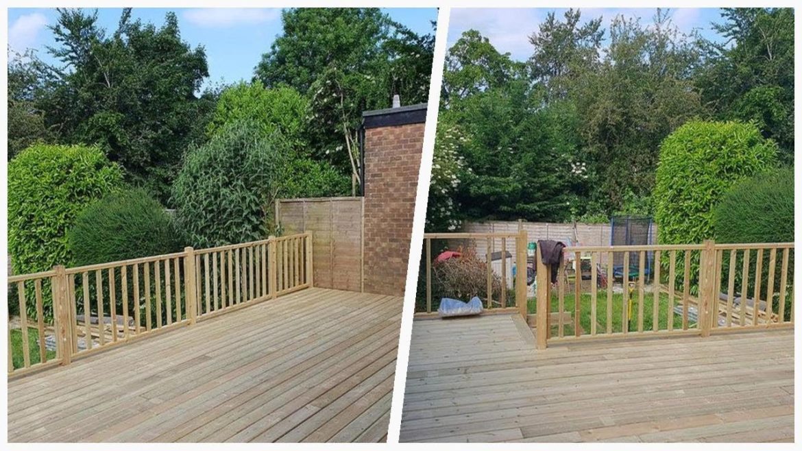 75 Scandinavian Landscaping With Decking Design Ideas You'll Love ➤