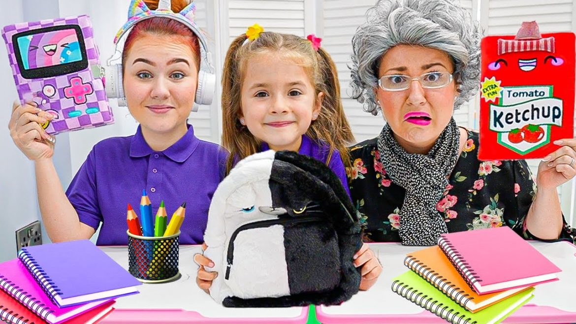 Ruby and Bonnie are playing the Back to School Switch Up Challenge Ruby and Bonnie are playing the Back to School Switch Up Challenge