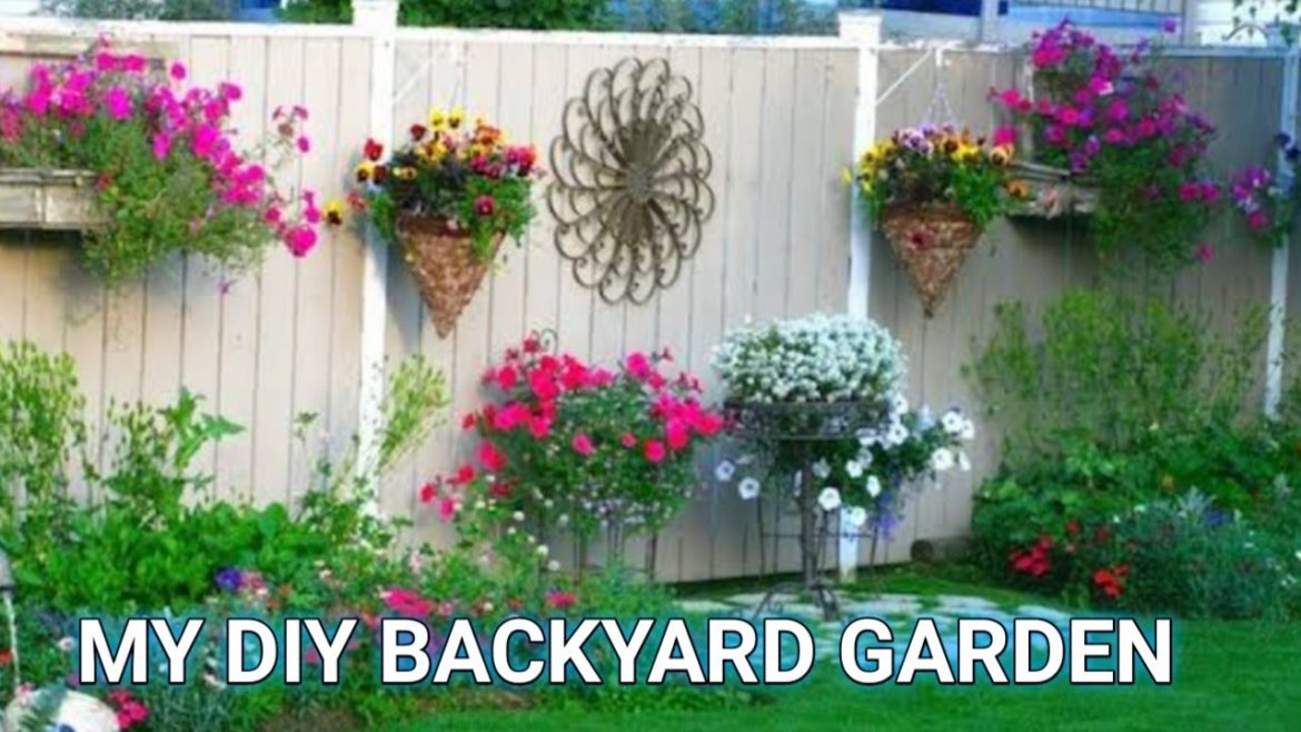 My Backyard Garden Overview 🎋 Mera DIY Free ka Garden 😃 Itne Sare Phool  #backyardgardening