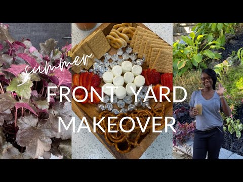 Late summer early fall home makeover | front yard gardening | planting black pearl & wild rose Late summer early fall home makeover | front yard gardening | planting black pearl & wild rose