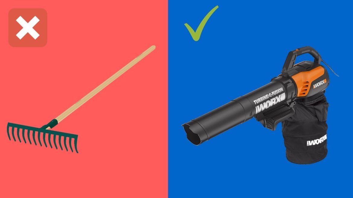 WORX TURBINE Fusion Leaf Blower - gardening tools for removing weeds