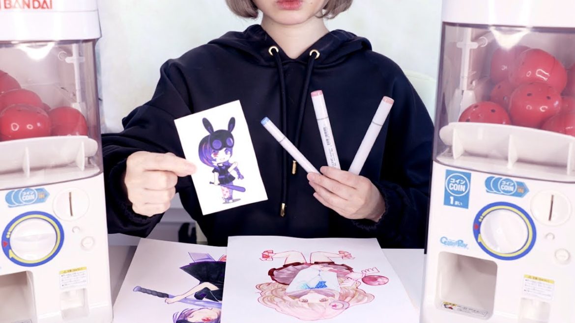 GACHA chooses what I DRAW!? / I re-draw your Gacha Club OC with copic markers GACHA chooses what I DRAW!? / I re-draw your Gacha Club OC with copic markers