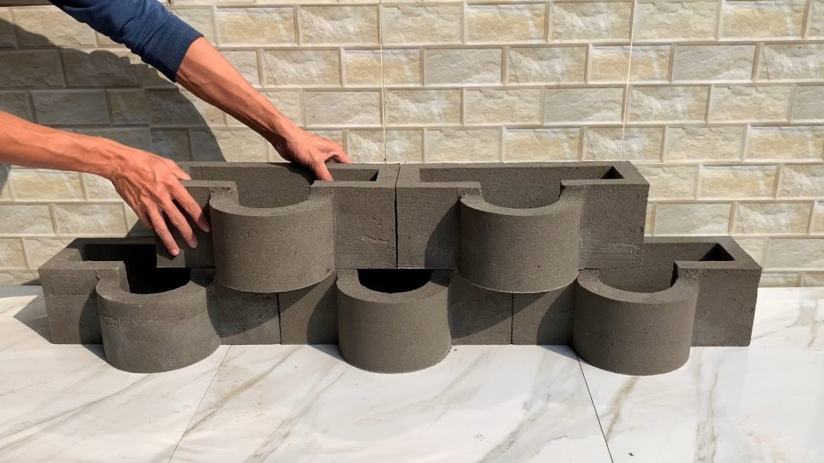 DIY - Cement Ideas Tips / Making flower pots / Garden decoration