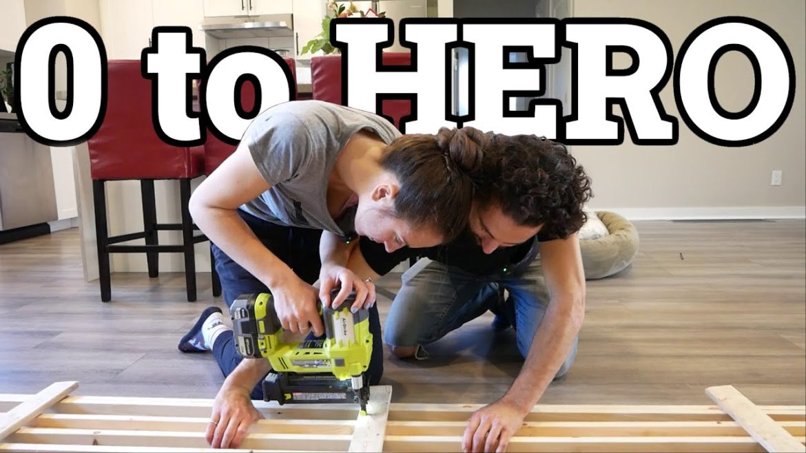 Teaching my girlfriend woodworking (We built a bed) Teaching my girlfriend woodworking (We built a bed)