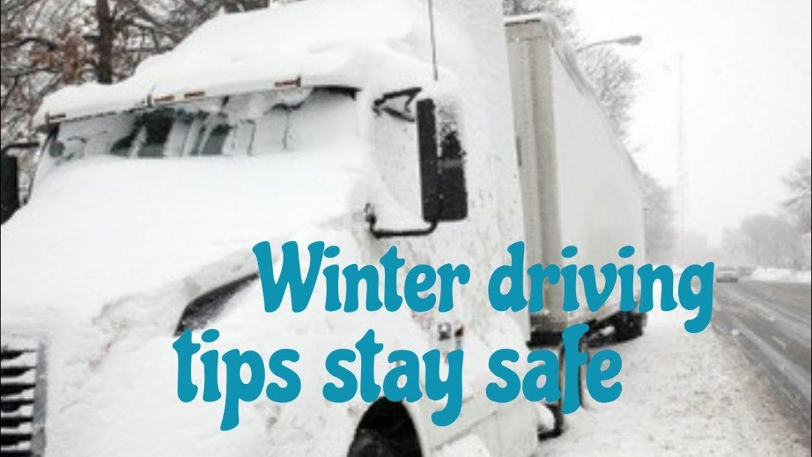 How to stay safe – winter driving tips! How to stay safe - winter driving tips!