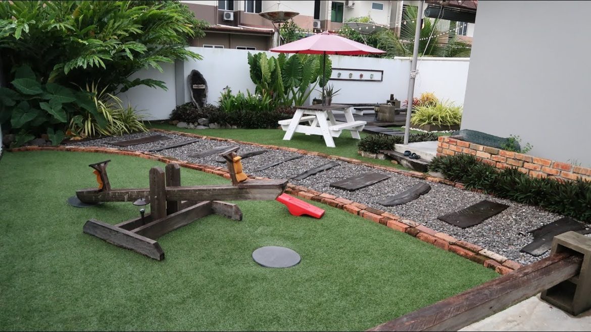 DIY Landscape backyard #17