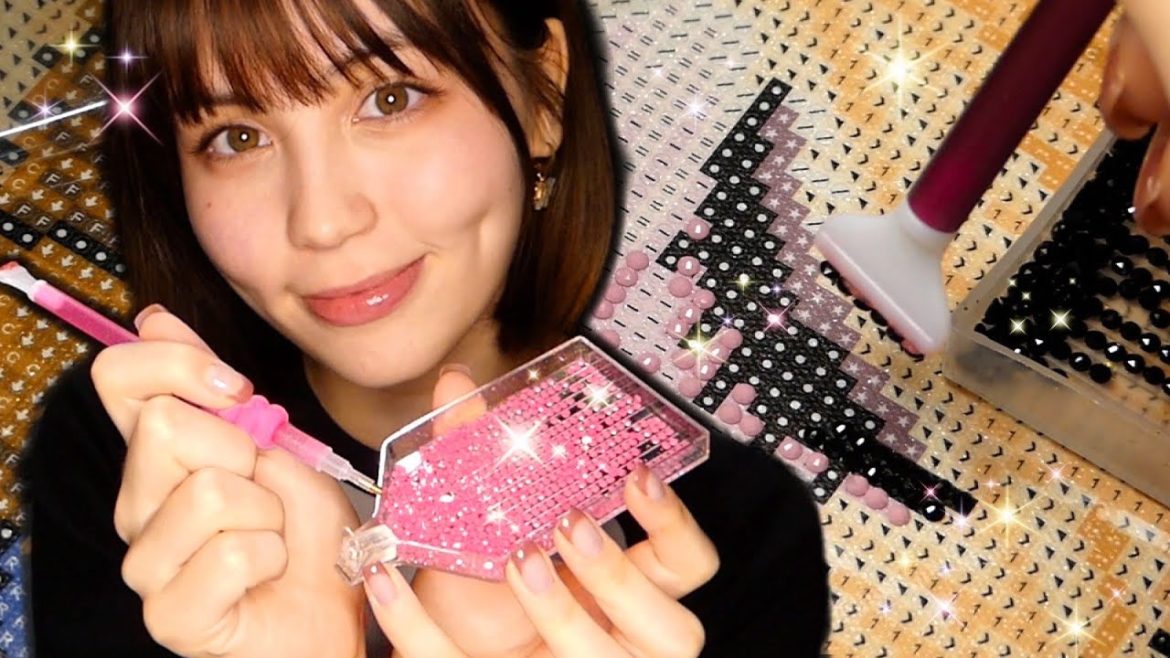 ASMR Relax with Me🌙Diamond Painting💎