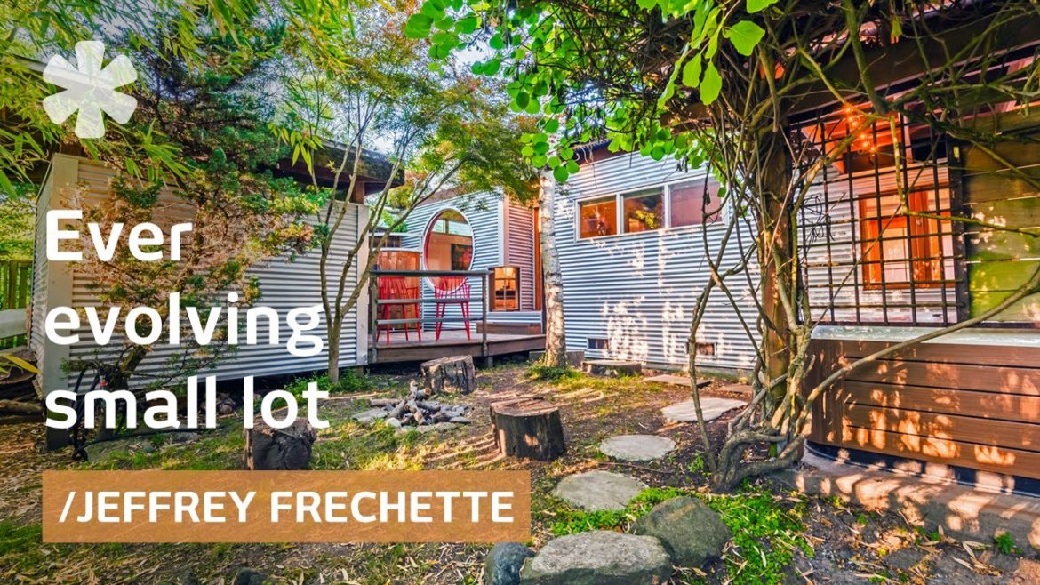 Turned lousy shed into 3 dream homes around zen garden & spa Turned lousy shed into 3 dream homes around zen garden & spa