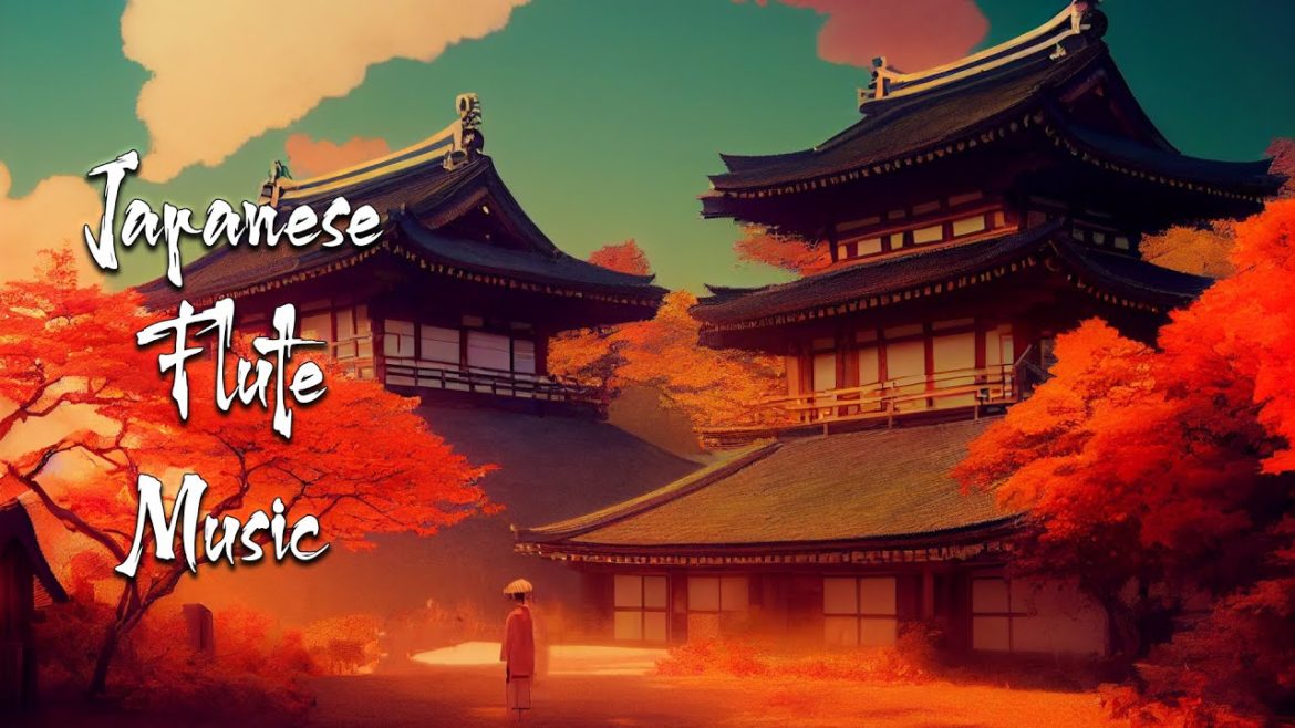 Autumn in an Ancient Japanese Village - Beautiful Japanese Flute Music For Relaxation, Meditation