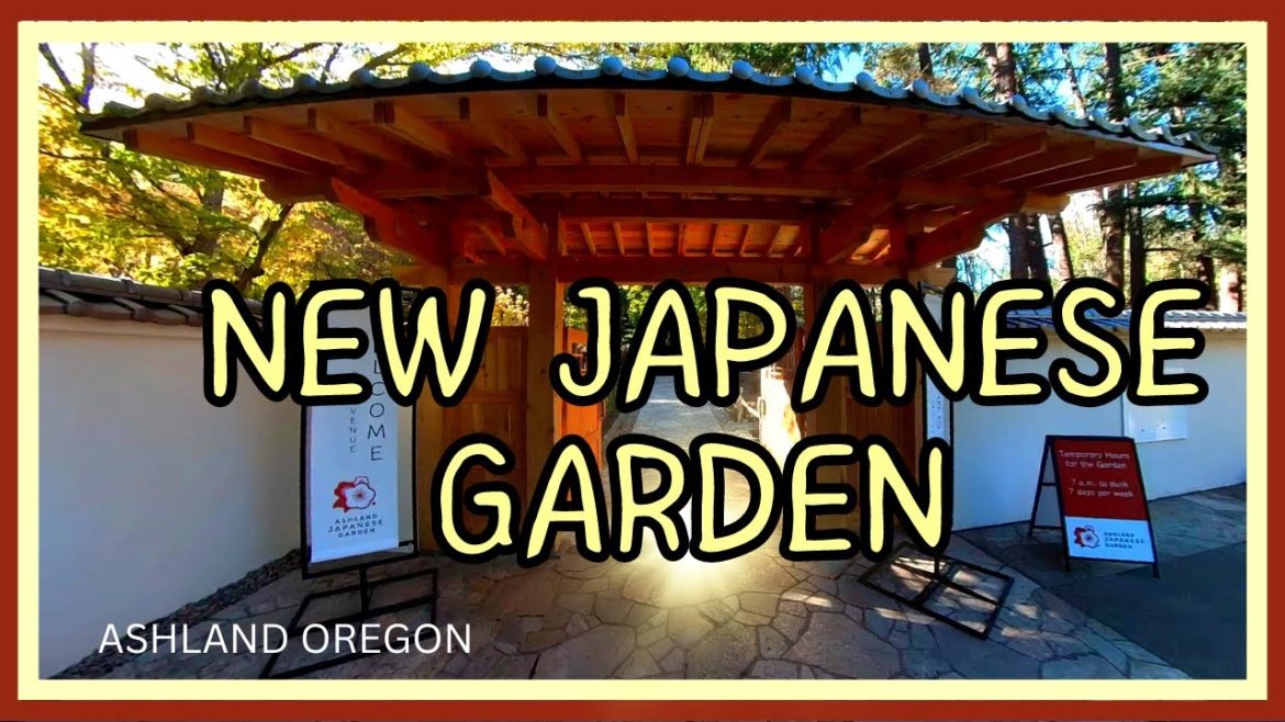 The new Japanese Garden at Lithia park ashland Oregon 2022 The new Japanese Garden at Lithia park ashland Oregon 2022