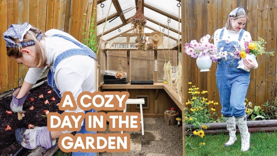 FALL GARDEN WITH ME VLOG | Autumn Planting + Prepping for Winter